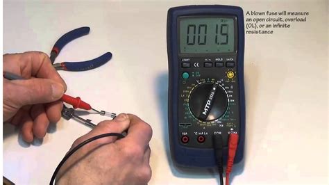 multimeter test fuse